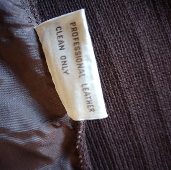 Vntg 60s 70s Mens Sueden Leather Sweater Jacket Caribou Bay Trading Co. - Picture 6 of 8